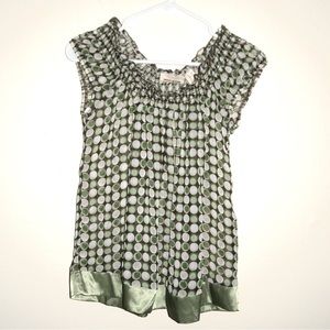 DKNY Sheer Blouse, Polka-dots